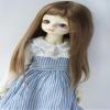 JD371 8-9inch 21-23CM Miranda Doll Wigs 1/3 SD Synthetic Mohair Doll Wigs Miranda Long Hair with Full Bang BJD Wig (Brown SM916) view 4