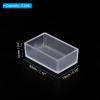 PATIKIL 3.2ml Watercolor Pans, 48 Pack Empty Full Pans Plastic Watercolor Tins for Watercolor Oils Acrylic Painting Travel Tin Case Palette, Clear view 2