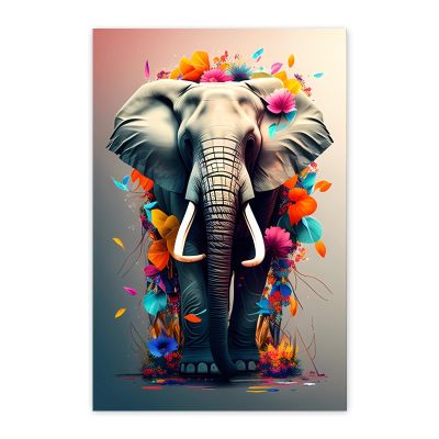 Worihut 5D Diamond Painting Kits for Adults, Elephant DIY Full Round Diamond Painting Decorative for Office Home and Gifts for Family Friends Home Interior Decor 20x30 Inch