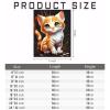 Worihut 5D Diamond Painting Kits 20x30 Inch Round Full Drill Orange Kitten Diamond Art Kits for Adults, Handmade Valentine's Day Gifts for Home Wall Decor view 3