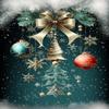 Christmas Snowflake Bells Diamond Painting, Cross Stitch Adult Children Handmade DIY Art Round Diamond Paste Decorations, Suitable for Wall Decor Bedroom Decor and Gift Giving 16X24in view 1