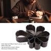 KJAOYU 8 PCS Hollow Punch Cutter Set, 8 Sizes Water Drop Shape Leather Cutting Dies Cutter Tool,8-Piece Teardrop Leather Cutting Die Set - Manual Punching Molds - DIY Craft Tools, Alloy Steel view 3