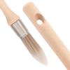 Uonlytech Round Small Paint Brush Ergonomic Wooden Handle Reusable Paint Brushes for Painting Cleaning and Crafts No Marks Chemical Bristles for Smooth Application view 4