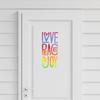 HTV4U Pride Rainbow Patterned Adhesive Vinyl (Watercolor Hearts, 13.5" x 12") - Outdoor DIY Craft, Glass, Window, Car Decal Sticker, Design, Store Front Signs view 4