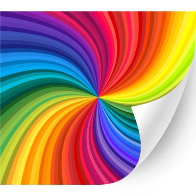 HTV4U Pride Rainbow Patterned Adhesive Vinyl (Vivid Rainbow Swirl, 11" x 5 Yards) - Signs, Scrapbooking, Craft, Die Cutters, Car Decal, Window Decoration