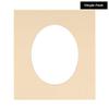 16x20 Mat Bevel Cut for 13.5x17 Photos - Precut Beige Oval Shaped Photo Mat Board Opening - Acid Free Matte to Protect Your Pictures - Bevel Cut for Family Photos, Pack of 1 Matboard Show Kit With view 2