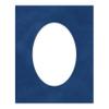 16x20 Mat Bevel Cut for 13.5x17 Photos - Precut Brooke Blue Suede Oval Shaped Photo Mat Board Opening - Acid Free Matte to Protect Your Pictures - Bevel Cut for Family Photos, Pack of 1 Matboard Show view 3