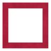 10x10 Mat Bevel Cut for 6x6 Photos - Precut Bright Red Suede Square Shaped Photo Mat Board Opening - Acid Free Matte to Protect Your Pictures - Bevel Cut for Family Photos, Pack of 1 Matboard Show Kit view 3