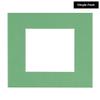 10x10 Mat Bevel Cut for 6x6 Photos - Precut Turf Green Jade Square Shaped Photo Mat Board Opening - Acid Free Matte to Protect Your Pictures - Bevel Cut for Family Photos, Pack of 1 Matboard Show Kit view 3