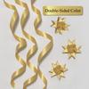 Pearlescent Yellow Paper Strips for Weaving Projects (Single Color Packs). Paper Strips for Moravian Stars, German Stars and Froebel Stars. 50 Strips per Pack (Pearl Yellow, 1 x 25 inch) view 2