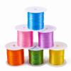 Craftdady 6 Rolls 0.7mm Elastic Bracelet String Flat Crystal Thread Stretchy String Beading Thread for Crafts DIY Jewelry Making Friendship Bracelet Beading Supplies view 1