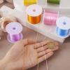 Craftdady 6 Rolls 0.7mm Elastic Bracelet String Flat Crystal Thread Stretchy String Beading Thread for Crafts DIY Jewelry Making Friendship Bracelet Beading Supplies view 3