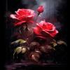 Embroidery Kit for Beginners, Delicate Roses, Needlepoint Counted Cross Kits for Beginners, Embroidery Kits Arts and Crafts for Home Decor(11CT No Frame,16x20 inch) view 1