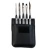 Biaelk GTS-05 Travel Watercolor Brushes Set,5PCS Professional Paint Brushes, Face,Miniature,Dagger,Flat,Round Paint Brushes for Watercolor,Gouch,Acrylic view 2