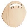 Wooden Football Cutouts 13-inch, Pack of 3 Unfinished Football Signs for Crafts, Lockers, & Party Dcor, by Woodpeckers view 4