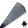 Metallic Black Paper Strips for Weaving Projects (Single Color Packs). Paper Strips for Moravian Stars, German Stars and Froebel Stars. 50 Strips per Pack (1 x 25 inch) view 1