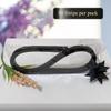 Metallic Black Paper Strips for Weaving Projects (Single Color Packs). Paper Strips for Moravian Stars, German Stars and Froebel Stars. 50 Strips per Pack (1 x 25 inch) view 3