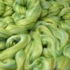 Merino Silk Luxe Tonal Designer Blend. Superfine Merino, Mulberry Silk, Tussah Silk. Top Roving for Spinning or Felting. Enchanted Forest 4oz view 4