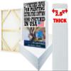 Stretched Canvas for Painting 18x24 2PK 2.5" Extra Fine Smooth Portrait Cotton Canvas 13 Oz Stretched Large Canvases for Painting 18 x 24 Bulk Canvas Value Pack.Blank 24x18 Canvases Universal Primed view 1