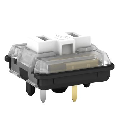 DRAOZA Kailh Choc Low Profile Clicky Switch 5-Pin 1350 Chocolate for Mechanical Gaming Keyboard (White, 72pcs)