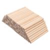 Coadura 100 Pcs Wooden Dowel Rods - 1/2 x 6 Inch Unfinished Hardwood Sticks,Dowel Rods Wood Sticks for Craft and DIY, Macrame Dowel,Wooden Poles view 1
