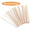 Coadura 100 Pcs Wooden Dowel Rods - 1/2 x 6 Inch Unfinished Hardwood Sticks,Dowel Rods Wood Sticks for Craft and DIY, Macrame Dowel,Wooden Poles view 4