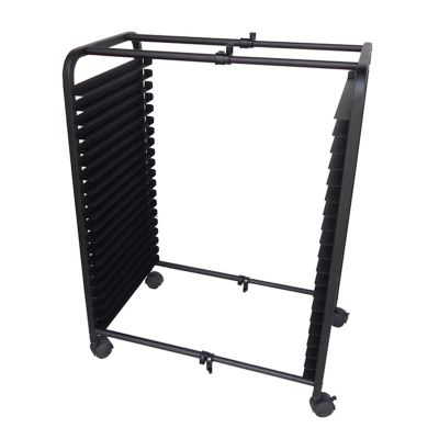 DonHeK Paint Drying Rack Art Drying Rack 20 Shelves Metal Art Work Storage Display Rack Art Drying Rack with Wheels,Mobile Art Drying Rack for Home or Classroom