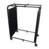 DonHeK Paint Drying Rack Art Drying Rack 20 Shelves Metal Art Work Storage Display Rack Art Drying Rack with Wheels,Mobile Art Drying Rack for Home or Classroom view 1