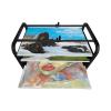 DonHeK Paint Drying Rack Art Drying Rack 20 Shelves Metal Art Work Storage Display Rack Art Drying Rack with Wheels,Mobile Art Drying Rack for Home or Classroom view 3
