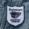 Norwegian Rock Band Patch Badge Embroidered Iron on Applique view 2