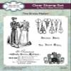 Creative Expressions Taylor Made Journals The Dress Maker 6 in x 8 in Clear Stamp Set, 6 x 8 view 1