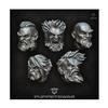 Green Stuff World for Models & Miniatures Norsemen Heads S141 view 1