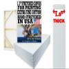 Stretched Canvas for Painting 18x24 5PK 1.5" Extra Fine Smooth Portrait Cotton Canvas 13 Oz Stretched Large Canvases for Painting 18 x 24 Bulk Canvas Value Pack.Blank 24x18 Canvases Universal Primed view 1