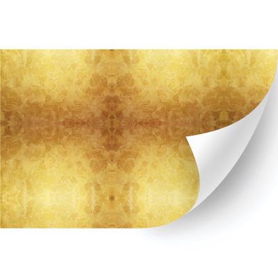 HTV4U Abstract Oil Painting Patterned Heat Transfer Vinyl (Gold Texture, 18.5" x 12") - Printed Iron on Vinyl, Heat Press Transfer Paper, Art Film