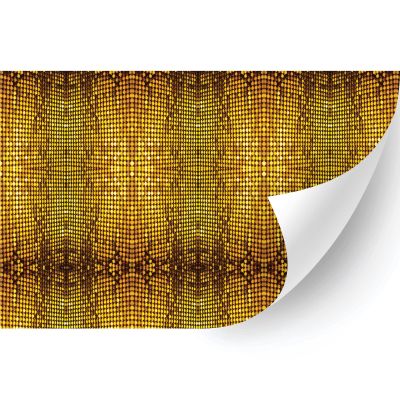 HTV4U Abstract Oil Painting Patterned Heat Transfer Vinyl (Gold Jewelry, 13.5" x 1 Yard) - Heat Press Transfer Paper, Graphic Design Printed Patterns