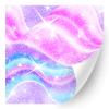 HTV4U Glitter Abstract Oil Painting Patterned Heat Transfer Vinyl (Fantasy Universe Fairy, 12" x 5 Yards) - Shine Effect Heat Press Machine Paper, Printed Patterns for T-Shirt view 1