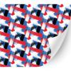 HTV4U Abstract Oil Painting Patterned Adhesvie Vinyl (Paintbrush Lines, 11" x 3 Yards) - Glass, Window Decoration Decal Stickers, Craft Idea, Die Cutter view 1
