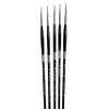 Trekell Legion Synthetic Mongoose Long Handle Artist Brushes for Oil and Acrylic Liner - 9100L Series / 5/0-2 view 1