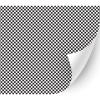 HTV4U Plaid & Checker Box Patterned Adhesive Vinyl (B&W Checkerboard, 13.5" x 1YD) - Glossy Window, Glass Decoration, Outdoor DIY Projects view 1