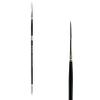 Trekell Crimson Taklon Synthetic Artist Brushes - Long Handle for Oil & Acrylic Painting Script/Rigger - 1550 Series / 0 view 1