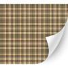 HTV4U Plaid & Checker Box Patterned Adhesive Vinyl (Beige Olive Tartan, 13.5" x 1YD) - Glossy Die Cutter Machine, Glass Window Home Decor, Car Decal view 1