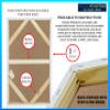 Stretched Linen Canvas for Painting 4x6 10PK 1.5" Linen 14 Oz White Stretched Large Canvas for Painting 4 x 6 Bulk Canvases Value Pack. Blank 6x4 Canvases Universal Triple Primed view 3