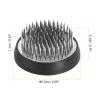 PATIKIL 2" Flower Frogs Ikebana Kenzan, Flower Arranger Tool Stainless Floral Frog Pin Holder for Vase Flower Arrangement, Silver Tone view 2