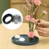 PATIKIL 2" Flower Frogs Ikebana Kenzan, Flower Arranger Tool Stainless Floral Frog Pin Holder for Vase Flower Arrangement, Silver Tone view 4