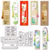 GLOBLELAND Bookmark Cutting Dies Blessings Bookmark Cut Die Greetings Bookmark Die Cuts for DIY Scrapbooking Photo Album Decorative Embossing Paper Card view 1