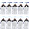 10 Pack (120 PCS) Acrylic Paint Brush Set Nylon Hair Brushes for All Purpose Oil Watercolor Painting Drawing Craft Artist Professional Kits (White Round) view 1