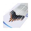 10 Pack (120 PCS) Acrylic Paint Brush Set Nylon Hair Brushes for All Purpose Oil Watercolor Painting Drawing Craft Artist Professional Kits (White Round) view 4