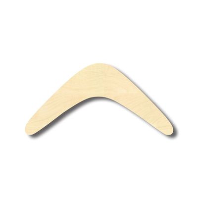 Unfinished Wood Boomerang Wood Shape Craft up to 46" DIY 20" / 3/4"