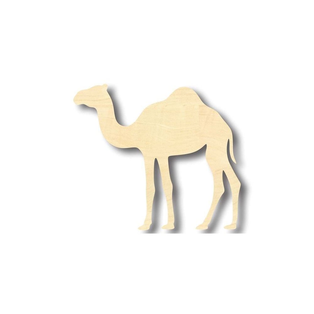 Unfinished Wood Camel Shape Animal Craft up to 46" DIY 12" / 3/4"