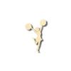 Unfinished Wood Cheerleader Shape Girl's Room Decor DIY Craft up to 46" DIY 20" / 3/4" view 1